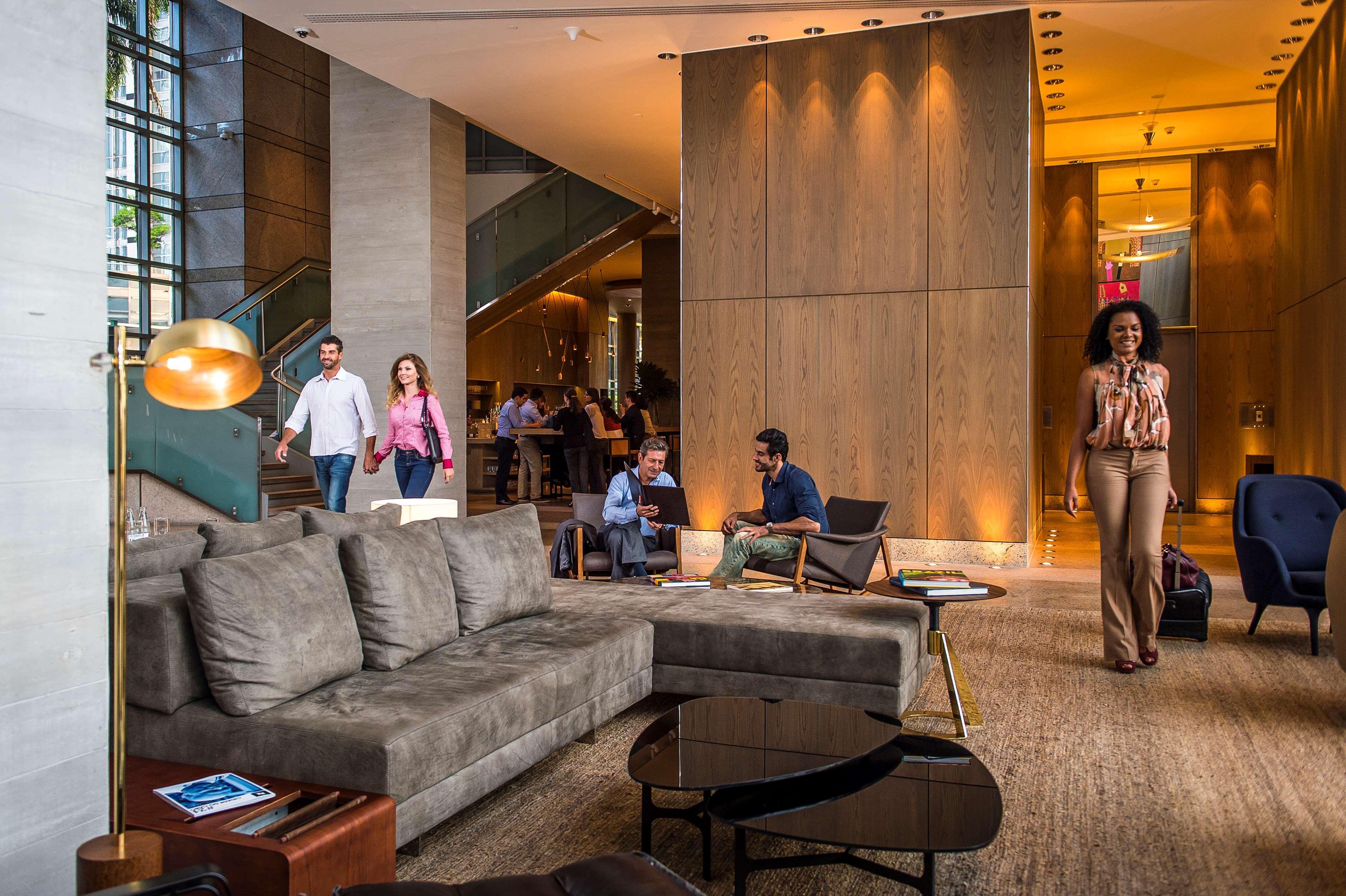 Grand Hyatt Sao Paulo Hotel Exterior foto Lobby