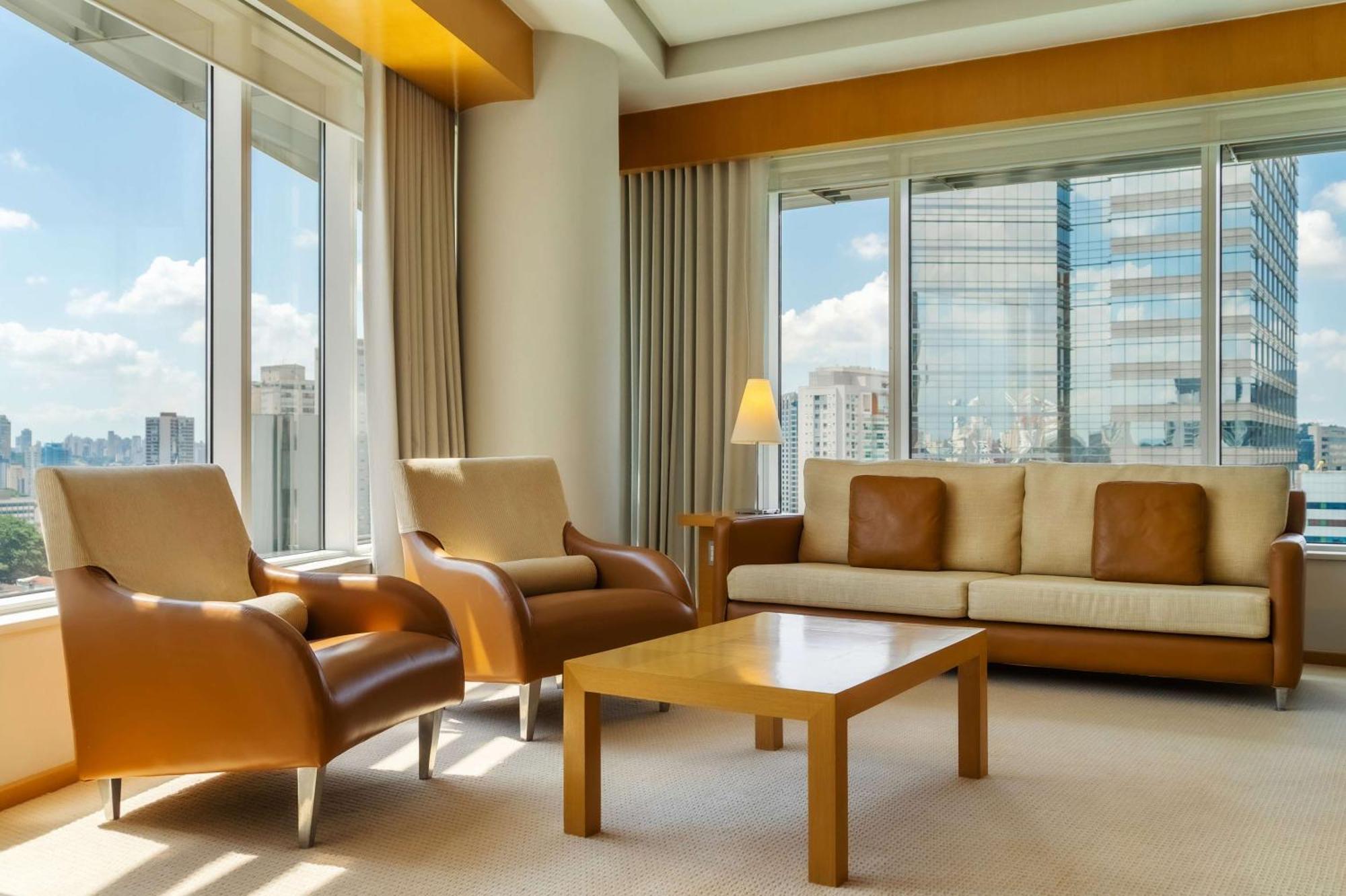 Grand Hyatt Sao Paulo Hotel Exterior foto A living room at the Mandarin Oriental, Hong Kong