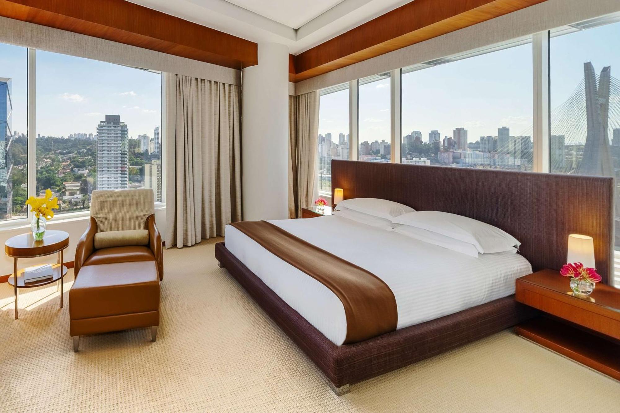Grand Hyatt Sao Paulo Hotel Exterior foto A bedroom at the Mandarin Oriental, New York