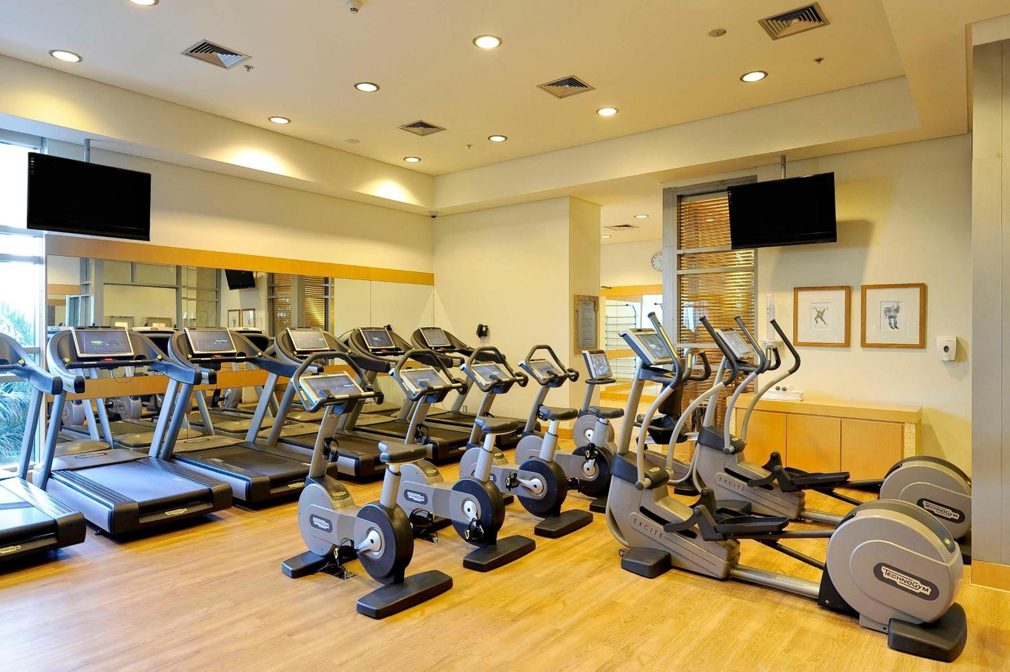 Grand Hyatt Sao Paulo Hotel Exterior foto A gym at a hotel