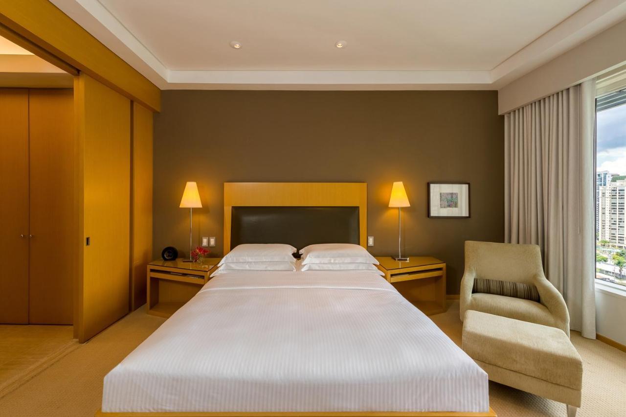 Grand Hyatt Sao Paulo Hotel Exterior foto A bedroom at the hotel
